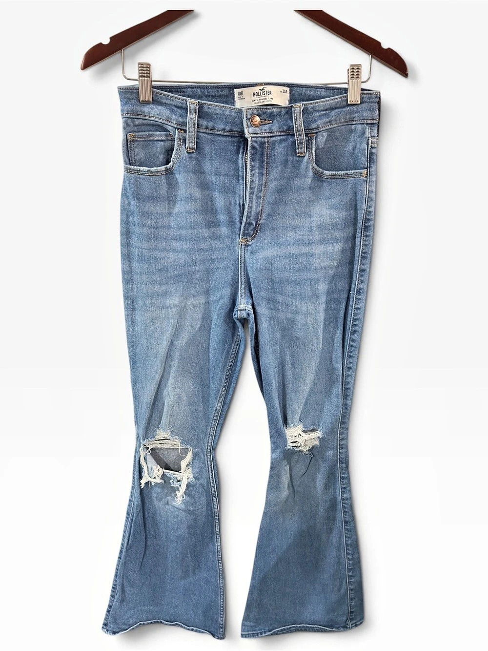 Hollister Curvy High-Rise Flare Jeans